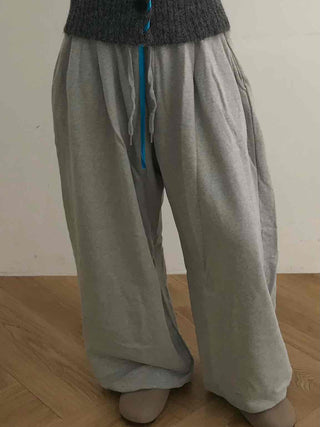 Cozy Fit Elastic Waist Balloon Fit Cotton Training Pants