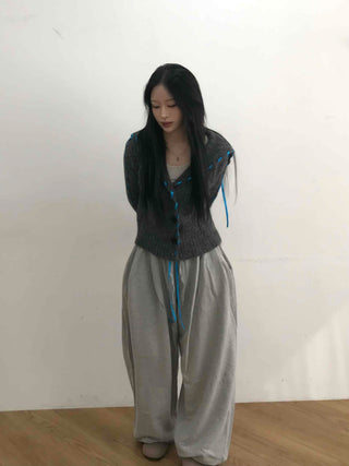 Cozy Fit Elastic Waist Balloon Fit Cotton Training Pants
