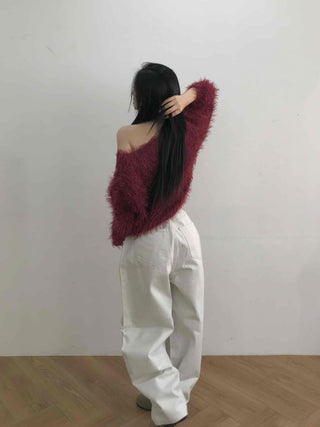 Balloon Fit Loose Basic Cotton Long Pants