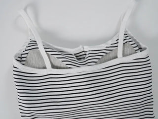 Myo Button Sleeveless Crop Tank Top