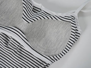 Myo Button Sleeveless Crop Tank Top