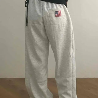 American Vintage Label Loose Fit Jogger Pants