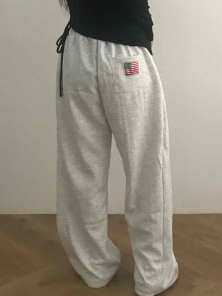 American Vintage Label Loose Fit Jogger Pants
