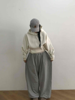 Relaxed Plain Oversized Hoodie