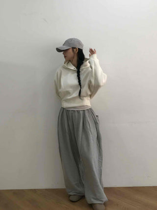 Relaxed Plain Oversized Hoodie