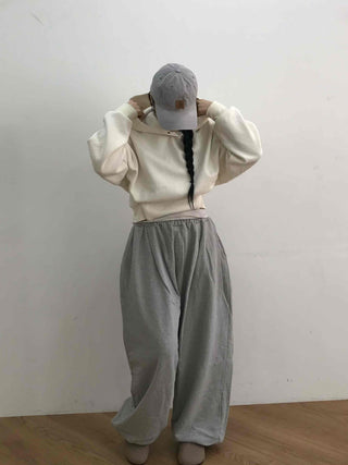 Relaxed Plain Oversized Hoodie