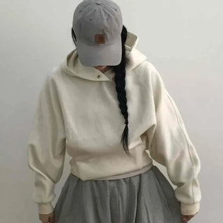 Relaxed Plain Oversized Hoodie