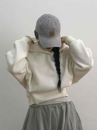 Relaxed Plain Oversized Hoodie