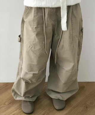 Multi-Pocket Loose Fit Cotton Utility Pants