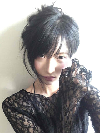 Gothic Crochet Mesh See-through Crop Long Sleeve T-shirt