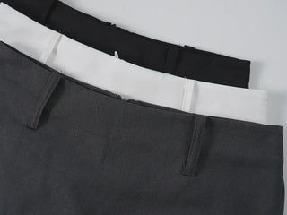 Naro Low-waisted Slacks Skirt