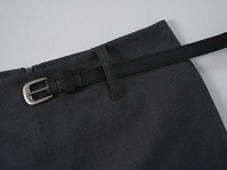 Naro Low-waisted Slacks Skirt