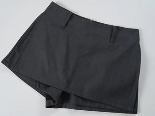 Naro Low-waisted Slacks Skirt