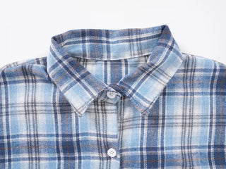 Nari Vintage Check Oversized Shirt