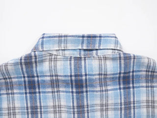 Nari Vintage Check Oversized Shirt