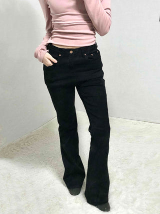 Basic Standard Bootcut Long Denim Pants