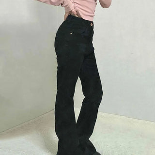 Basic Standard Bootcut Long Denim Pants