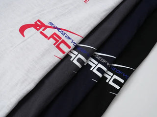Saro Loose Fit Lettering Long Sleeve Tee