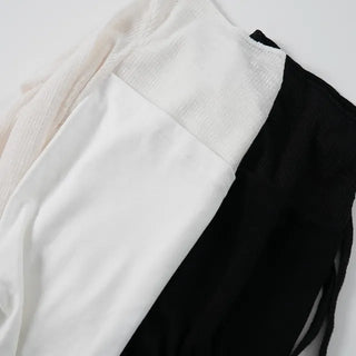 Neru See-through Ribbon Shirred Top