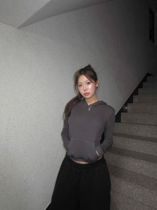 Slim Crop Hoodie
