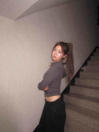 Slim Crop Hoodie