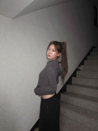 Slim Crop Hoodie