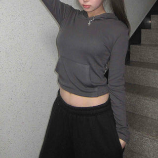 Slim Crop Hoodie