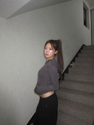 Slim Crop Hoodie