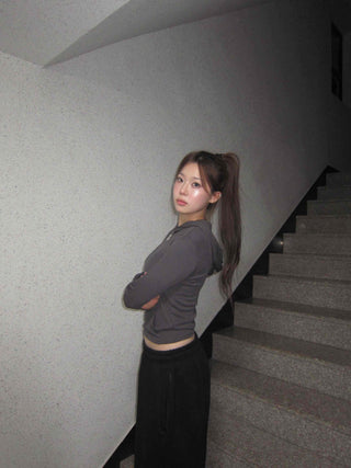 Slim Crop Hoodie