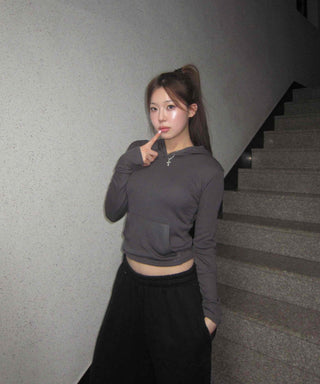 Slim Crop Hoodie