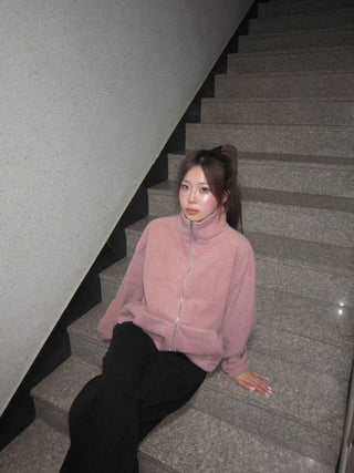 Cozy Puff Oversized Fleece Zip-up