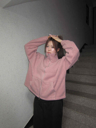 Cozy Puff Oversized Fleece Zip-up
