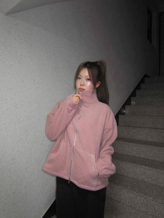 Cozy Puff Oversized Fleece Zip-up
