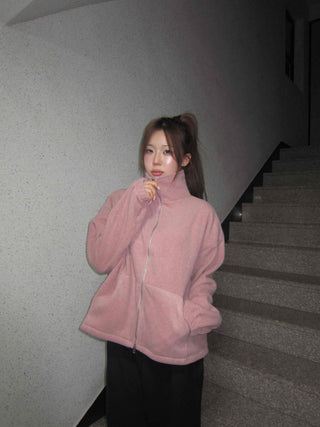 Cozy Puff Oversized Fleece Zip-up