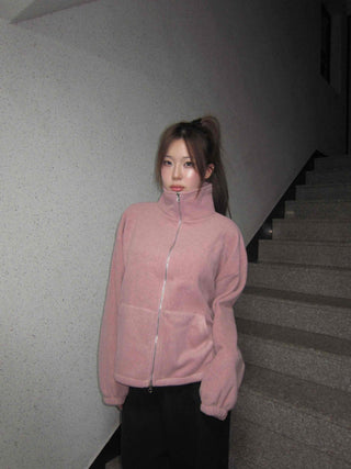 Cozy Puff Oversized Fleece Zip-up