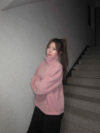 Cozy Puff Oversized Fleece Zip-up