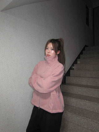 Cozy Puff Oversized Fleece Zip-up