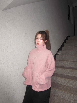 Cozy Puff Oversized Fleece Zip-up