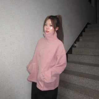 Cozy Puff Oversized Fleece Zip-up