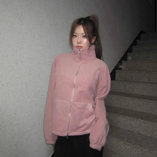 Cozy Puff Oversized Fleece Zip-up