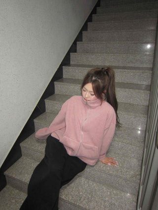 Cozy Puff Oversized Fleece Zip-up