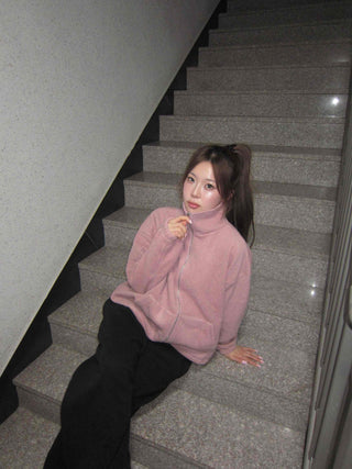 Cozy Puff Oversized Fleece Zip-up