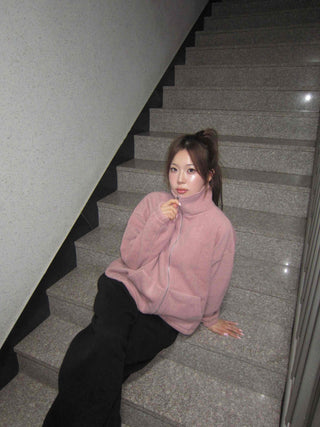 Cozy Puff Oversized Fleece Zip-up