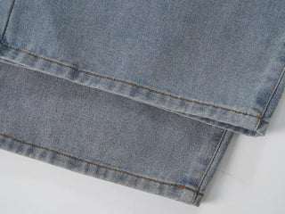 Jami Balloon Wide Elastic Long Denim Pants