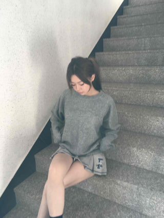 Heavy Oversized Raglan Neckline Loose Knit
