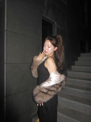 Slim back-string jumpsuit