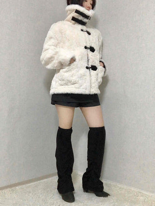 Chic Front Button Wrap Mini Skirt