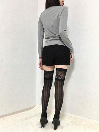 Drape Neck Slim Fit Shirred Long Sleeve Tee