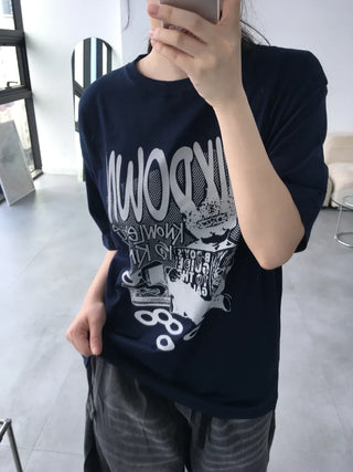 Marino Oversized Lettering Short Sleeve