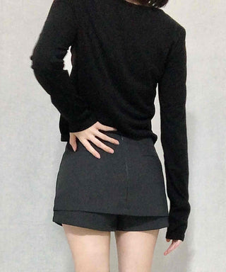 Lettering Graphic Round Neck Loose Fit Long Sleeve T-shirt